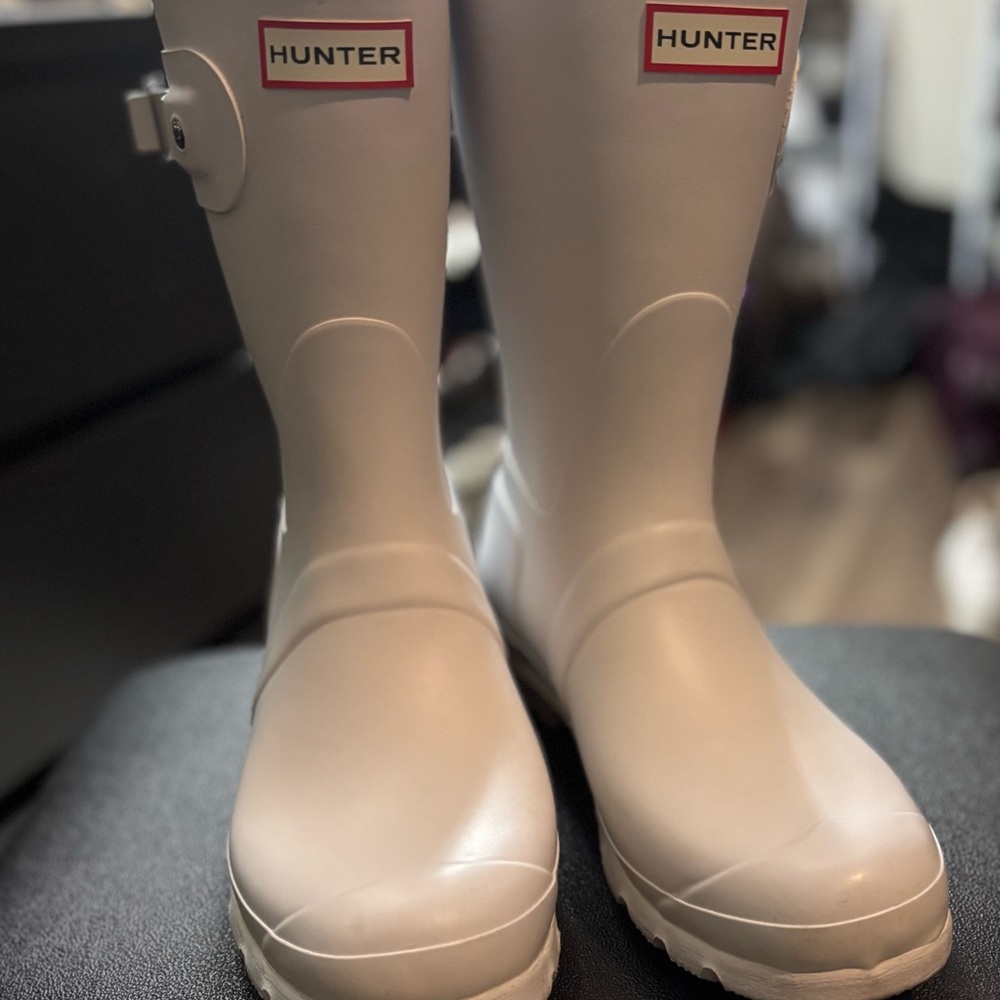 Hunter White Women's Rain Boots